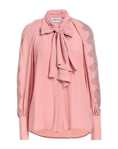 Shop Frase Francesca Severi Woman Shirt Pink Size 6 Acetate, Silk