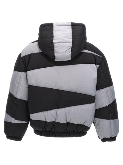 Shop Kenzo Dazzle Stripe Casual Jackets, Parka Multicolor