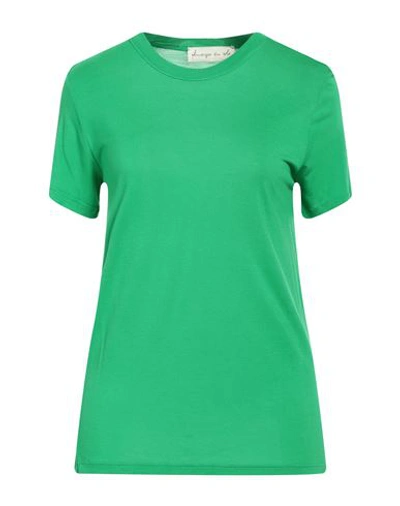 Shop Pdr Phisique Du Role Woman T-shirt Green Size 0 Viscose