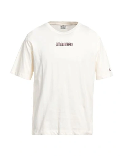 Champion Woman T-shirt White Size Xl Cotton In White