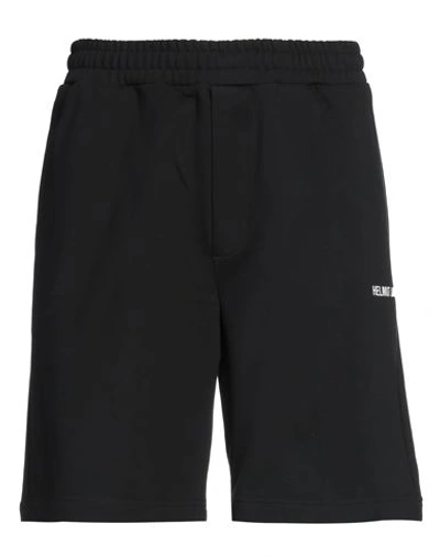 Shop Helmut Lang Man Shorts & Bermuda Shorts Black Size Xl Cotton