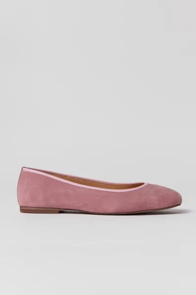 Shop Seychelles City Streets Suede Ballet Flat In Rose, Women's At Urban Outfitters