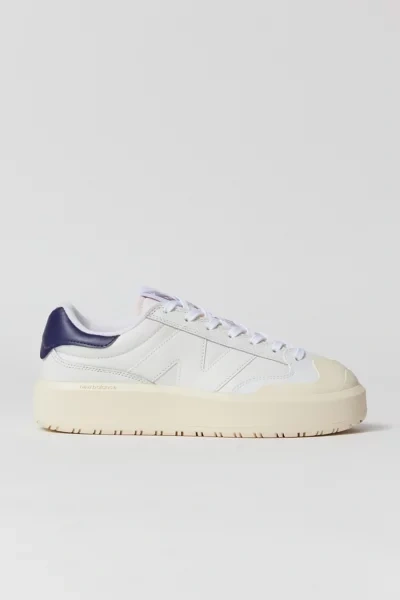 Shop New Balance Ct302 Low-top Sneaker In White/dark Mercury, Women's At Urban Outfitters
