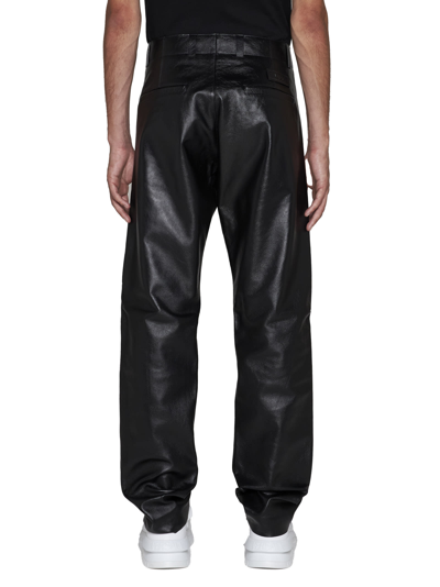Shop Versace Pants In Black