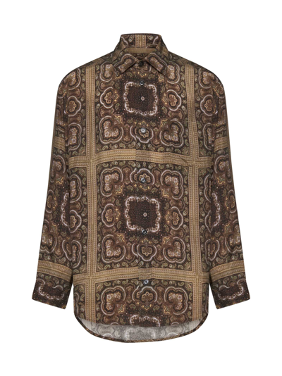 Shop Nanushka Shirt In Paisley