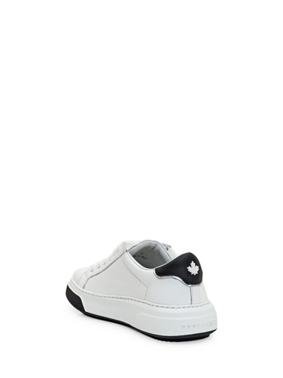 Shop Dsquared2 Sneaker Bumper In Bianco Nero