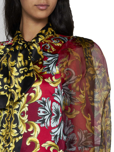 Shop Alice And Olivia Shirt In Regal Romance Bordeaux