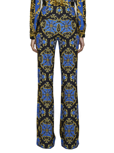 Shop Alice And Olivia Pants In Regal Romance Sapphire