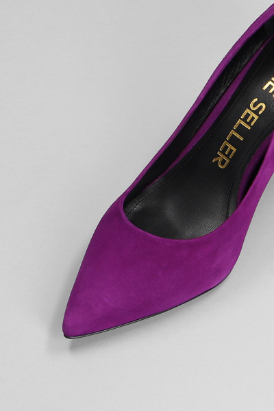 Shop The Seller Pumps In Fuxia Suede