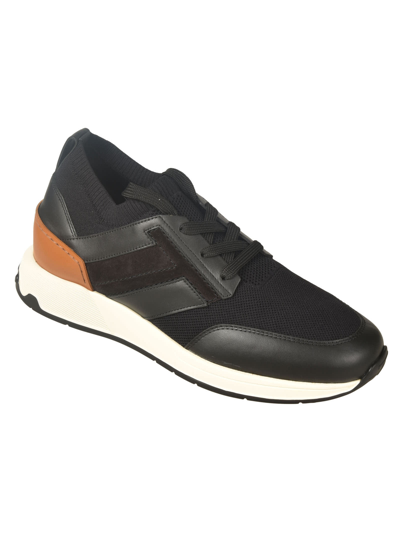Shop Tod's Classic Fitted Low-top Sneakers In B999