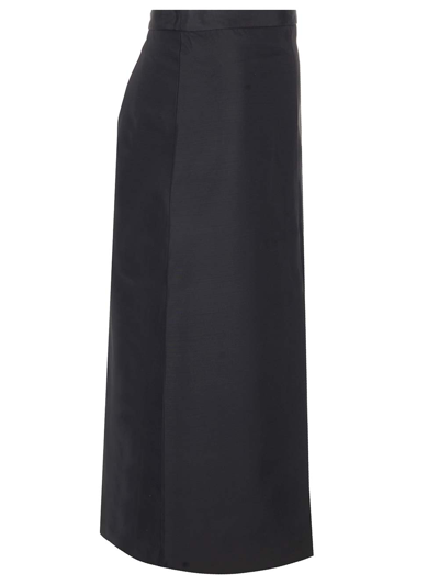 Shop Khaite Fraser Skirt In Black