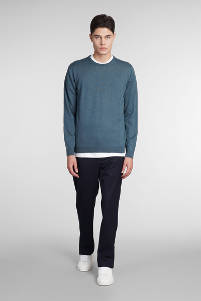 Shop Pt01 Pants In Blue Polyester