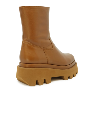Paloma Barceló Paloma Barcelo Leather Osian Iris Boots In Brown