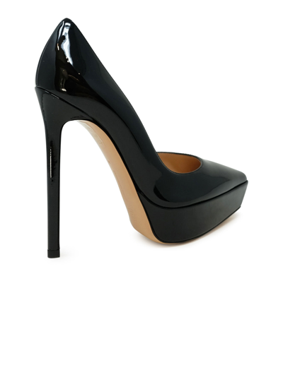 Gianvito Rossi Patent Leather Platform Pumps In Black