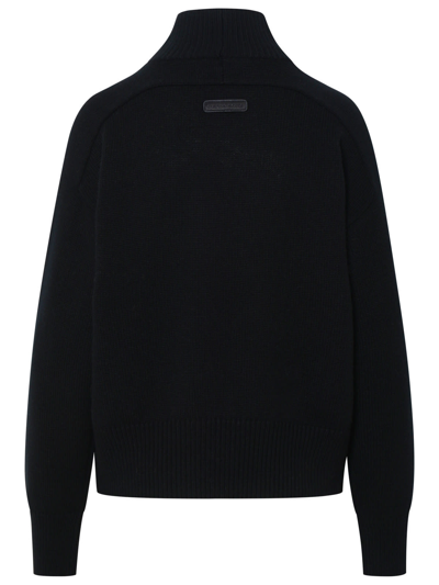 Shop Canada Goose Baysville Black Wool Turtleneck Sweater