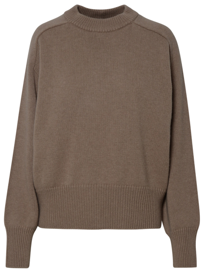 Shop Canada Goose Baysville Beige Wool Sweater In Brown