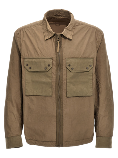 Shop Ten C Mid Layer Jacket In Gray