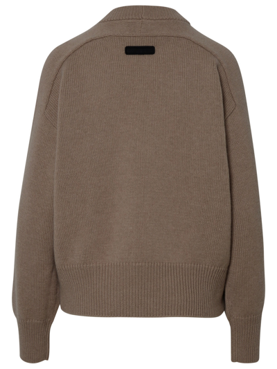 Shop Canada Goose Baysville Beige Wool Sweater In Brown