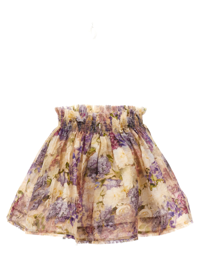 Shop Zimmermann Sensory Flip Skirt In Multicolor