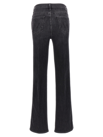 Shop Mother Hw Smokin Double Heel Jeans In Gray