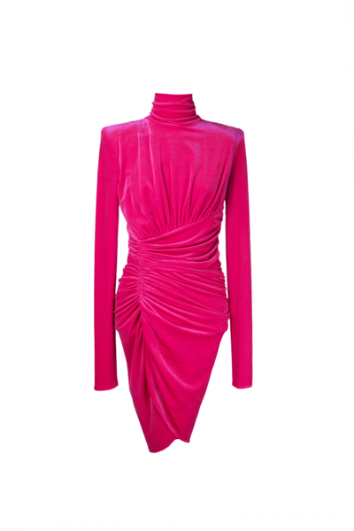 Shop Alexandre Vauthier Dress In Rose