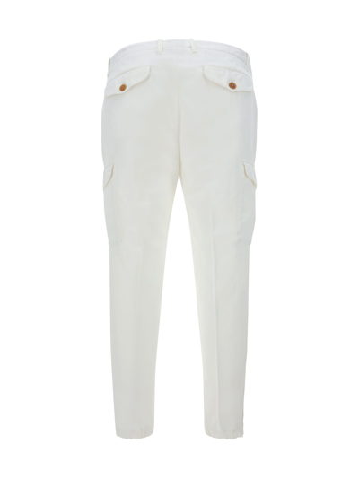 Shop Brunello Cucinelli Cargo Pants In Bianco