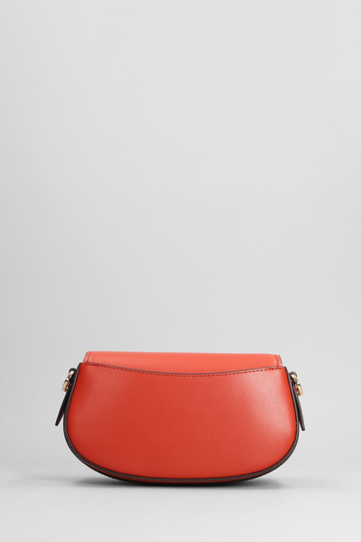 Shop Michael Kors Mila Shoulder Bag In Red Leather