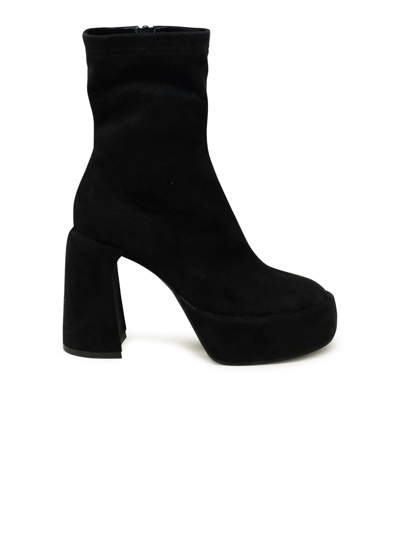 Shop Elena Iachi Black Ecodaino Zelda Ankle Boots