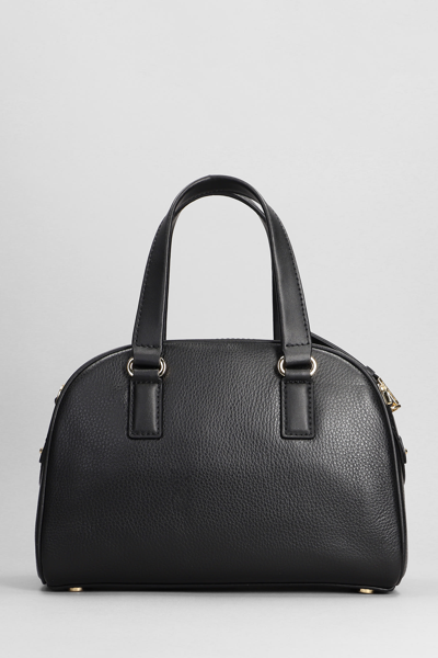 Shop Michael Kors Williamsburg Hand Bag In Black Leather