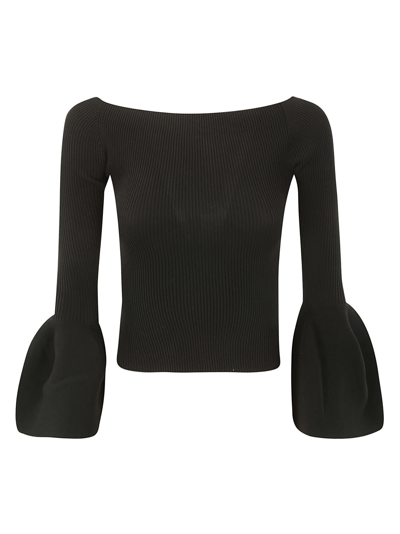 Shop Cfcl Pottery Off Shoulder Long Bell Sleeve Top In 2