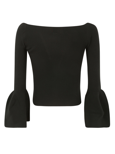 Shop Cfcl Pottery Off Shoulder Long Bell Sleeve Top In 2