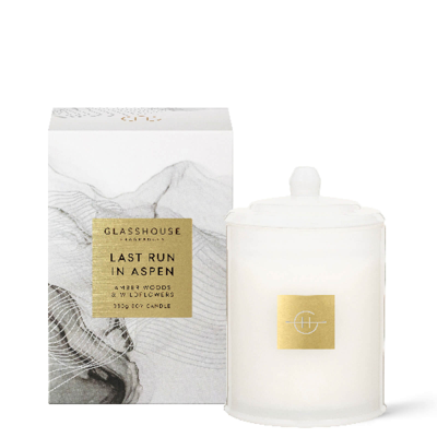 Shop Glasshouse Fragrances Limited Edition Last Run In Aspen Candle 380g