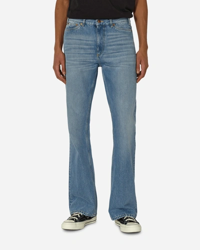 Shop Stockholm Surfboard Club Bootcut Jeans Light In Blue