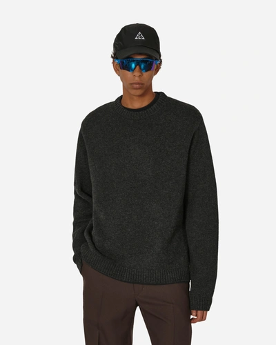 Shop Stockholm Surfboard Club Knitted Logo Sweater In Black