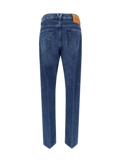 Shop Versace Jeans In Blu Medio Lavato