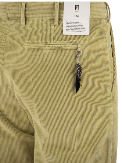Shop Pt01 Rebel - Corduroy Trousers In Ochre