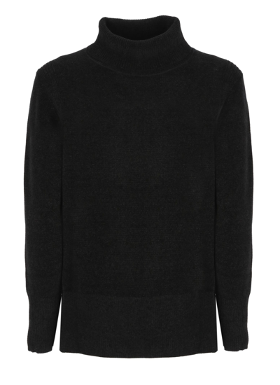 Shop Rrd - Roberto Ricci Design Velvet Sweater In Black