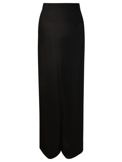 Shop Blazé Milano Pleated Long Trousers In Navy