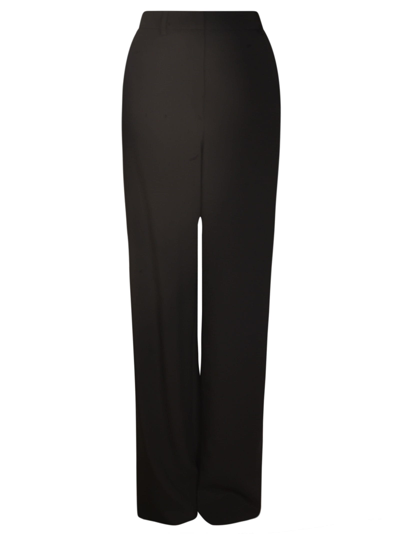 Shop Giorgio Armani Long-length Concealed Trousers In Uc99