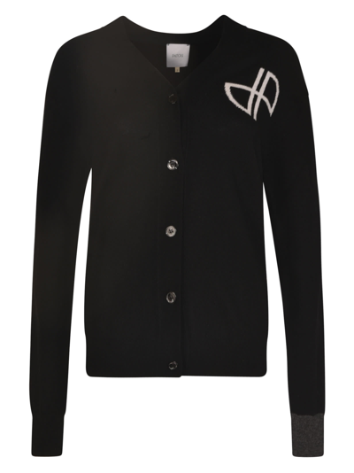 Shop Patou Wool Cashmere Cardigan In Black