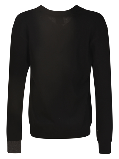 Shop Patou Wool Cashmere Cardigan In Black