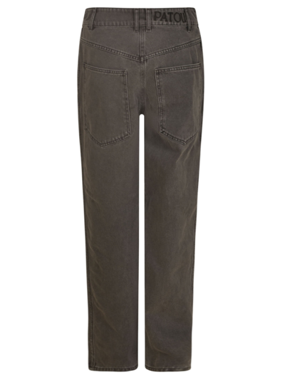 Shop Patou Cargo Trousers In Anthracite