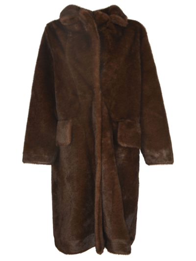 Shop Sword 6.6.44 Fur All-over Coat In Demi