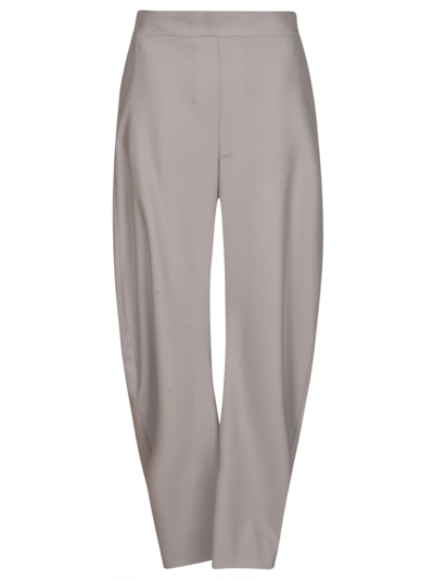 Shop Alessandro Vigilante Oversized Fit Trousers In Nude