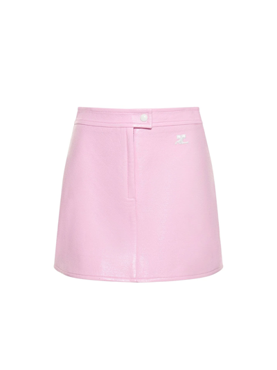 Shop Courrèges Reedition Skirt In Pink