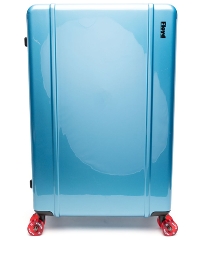 Shop Floyd Blue Check-in Suitcase