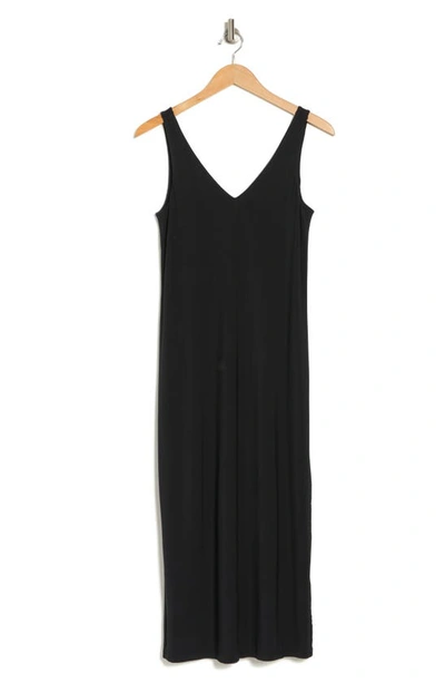Shop Rag & Bone Luca V-neck Midi Dress In Black