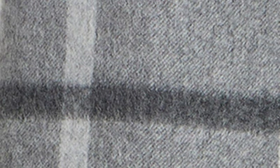 Bruno Magli Plaid Cashmere Scarf In Grey