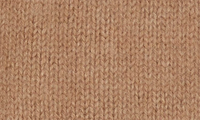 Bruno Magli Cashmere Jersey Knit Gloves In Camel