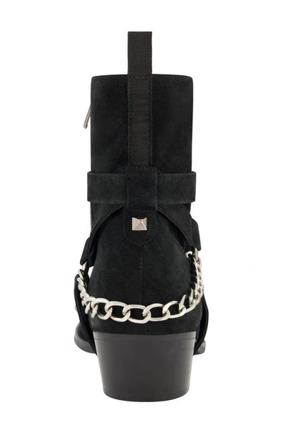 Shop Karl Lagerfeld Suede Boot In Black
